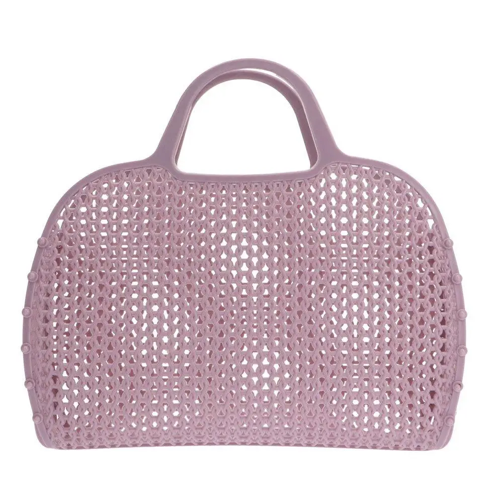 Sac de plage rétro vintage Lilas – Image 2