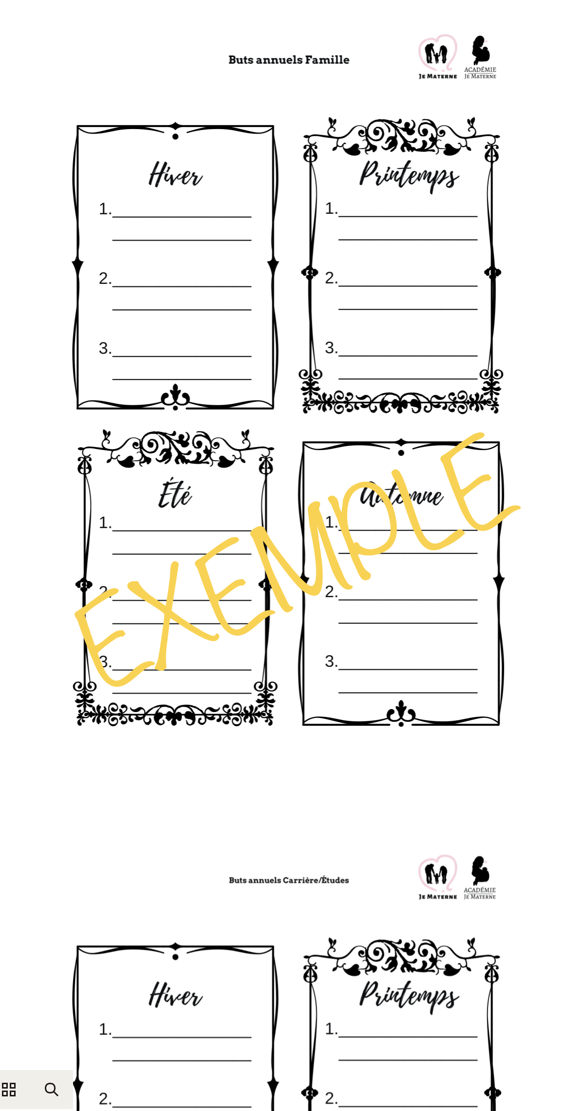 Agenda familial numérique Je Materne – Le Grand Planificateur «Suis ton coeur!» – Image 6