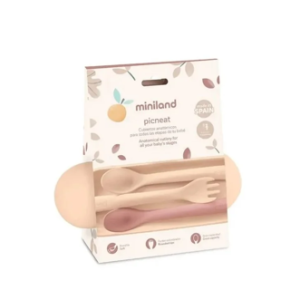 Miniland Set de Couverts en Silicone Valencia