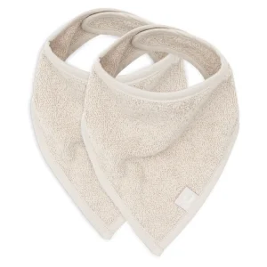 Bavoir bandana éponge nougat – 2 Unités