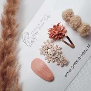 Lot de barrettes Mme Pink