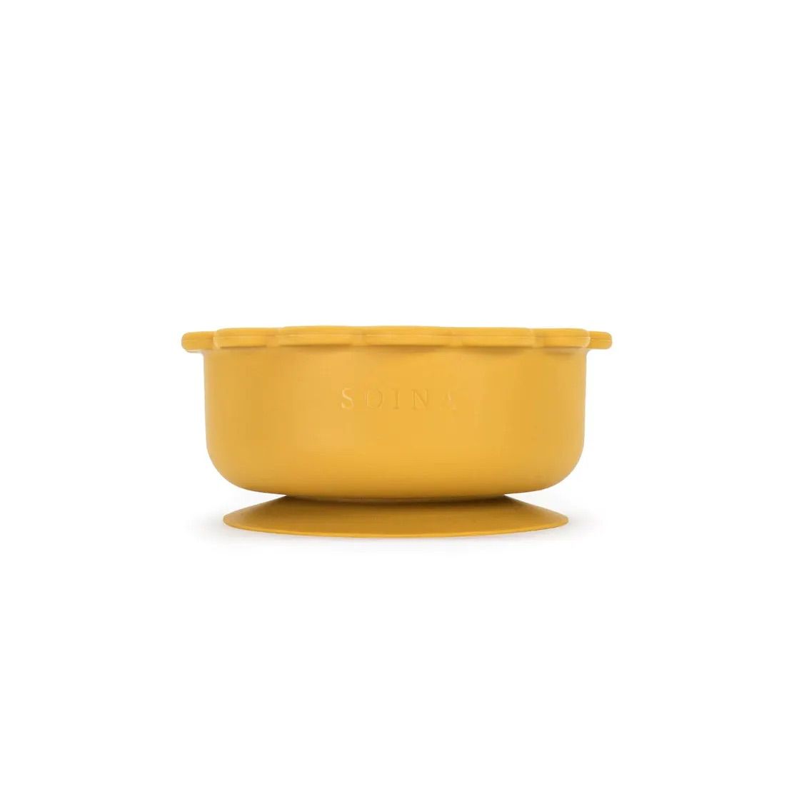 Bol silicone avec ventouse petit lion Ocre