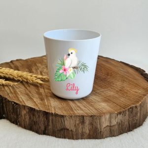 Gobelet enfant personnalisable – Oiseau