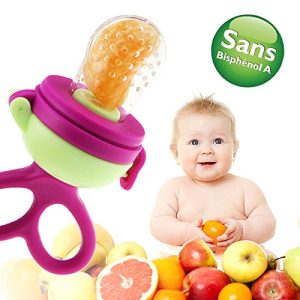 Grignoteuse en Silicone pour bébé – Découverte des aliments