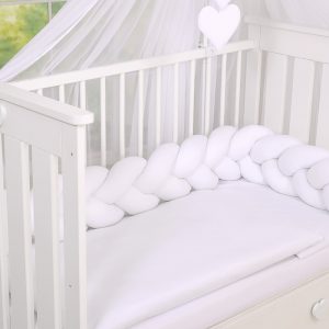 Tresse de lit 180cm Blanc