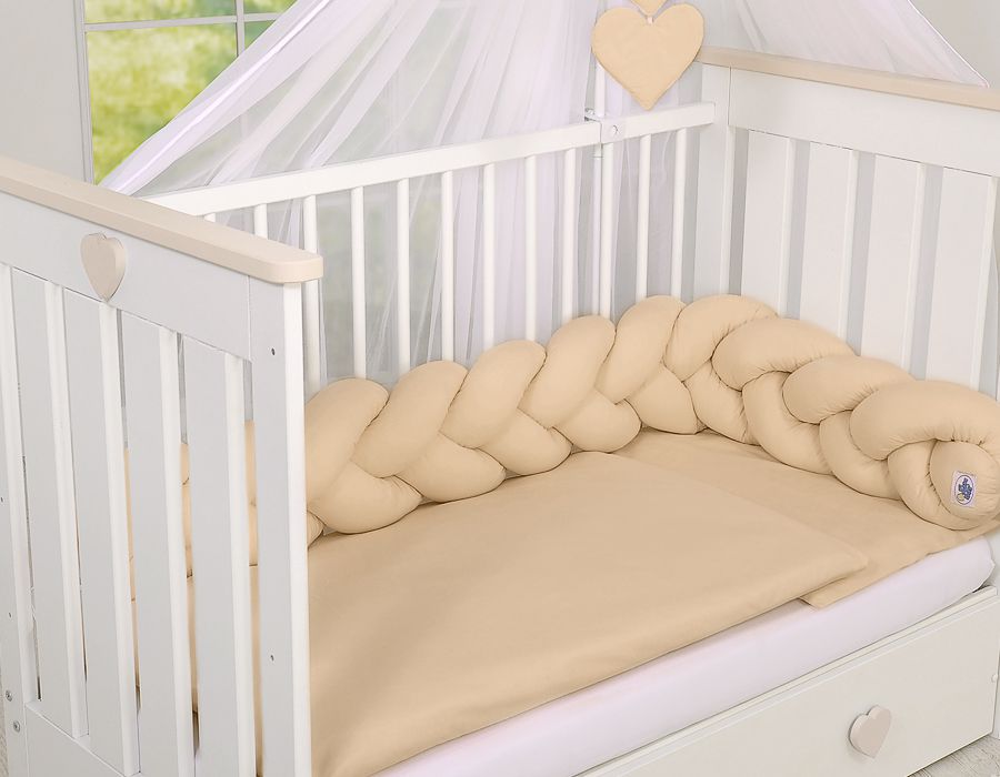 Tresse de lit 180cm Beige – Image 5