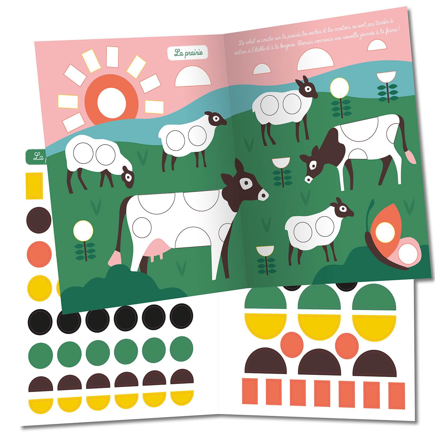 500 premières gommettes formes – La ferme – Image 3
