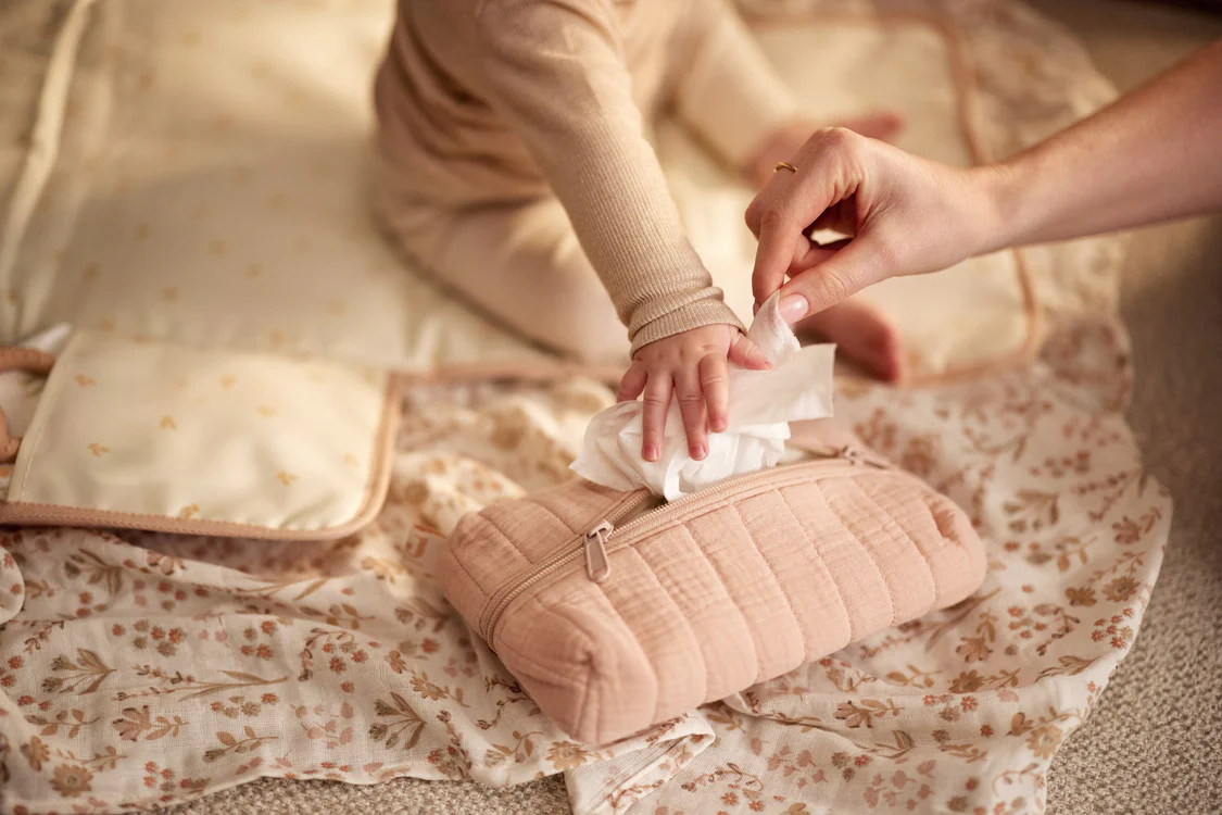 Housse pour lingettes Wild rose