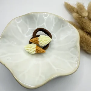 Elastiques à cheveux Glaces Vanille