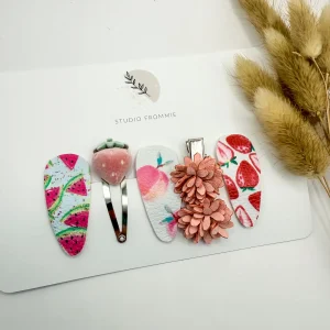 Barrettes fruits été