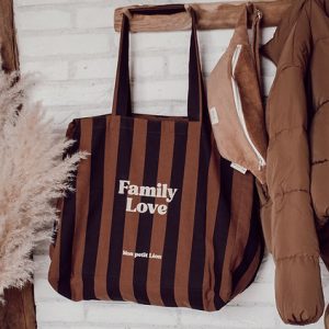 Cabas XXL Rayé FAMILY LOVE