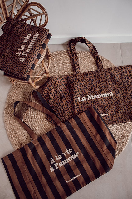 Cabas XXL Léopard Marron À LA VIE À L’AMOUR – Image 4