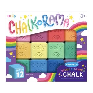 Craies de trottoir en blocs