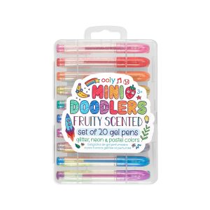 Set de 20 minis stylos gel Odeur de fruit