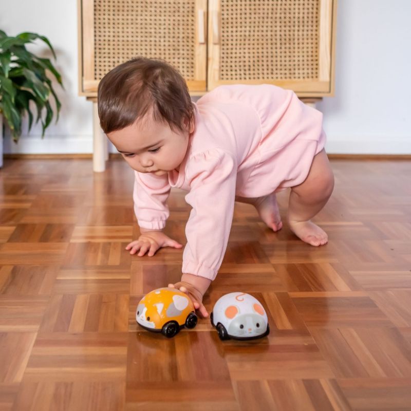 Lot de 2 véhicules à friction chat et souris – Image 4