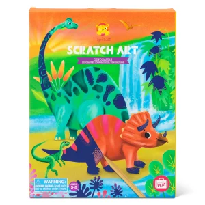 Cartes a gratter Scratch Art dinosaures