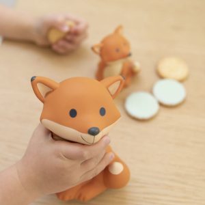 Tirelire Renard Cesar 13 cm