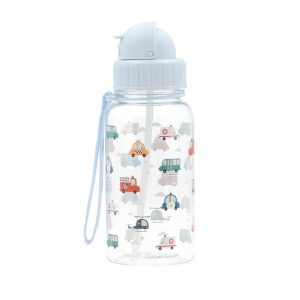 Gourde avec paille City Cars personnalisable