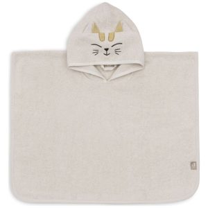 Poncho de bain éponge Charlie le chat