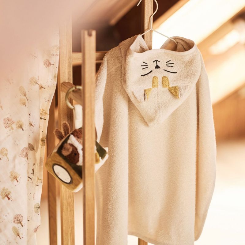 Poncho de bain éponge Charlie le chat – Image 7