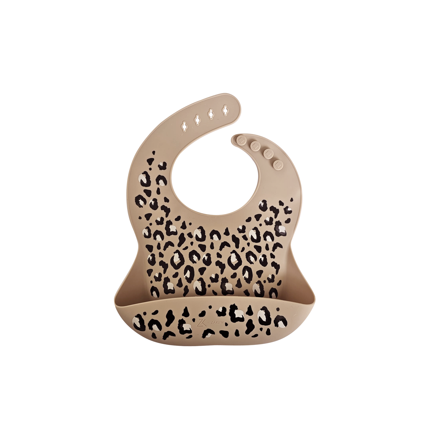 Bavoir en silicone Sauvage Léopard – Image 2