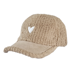 Casquette enfant Love Beige