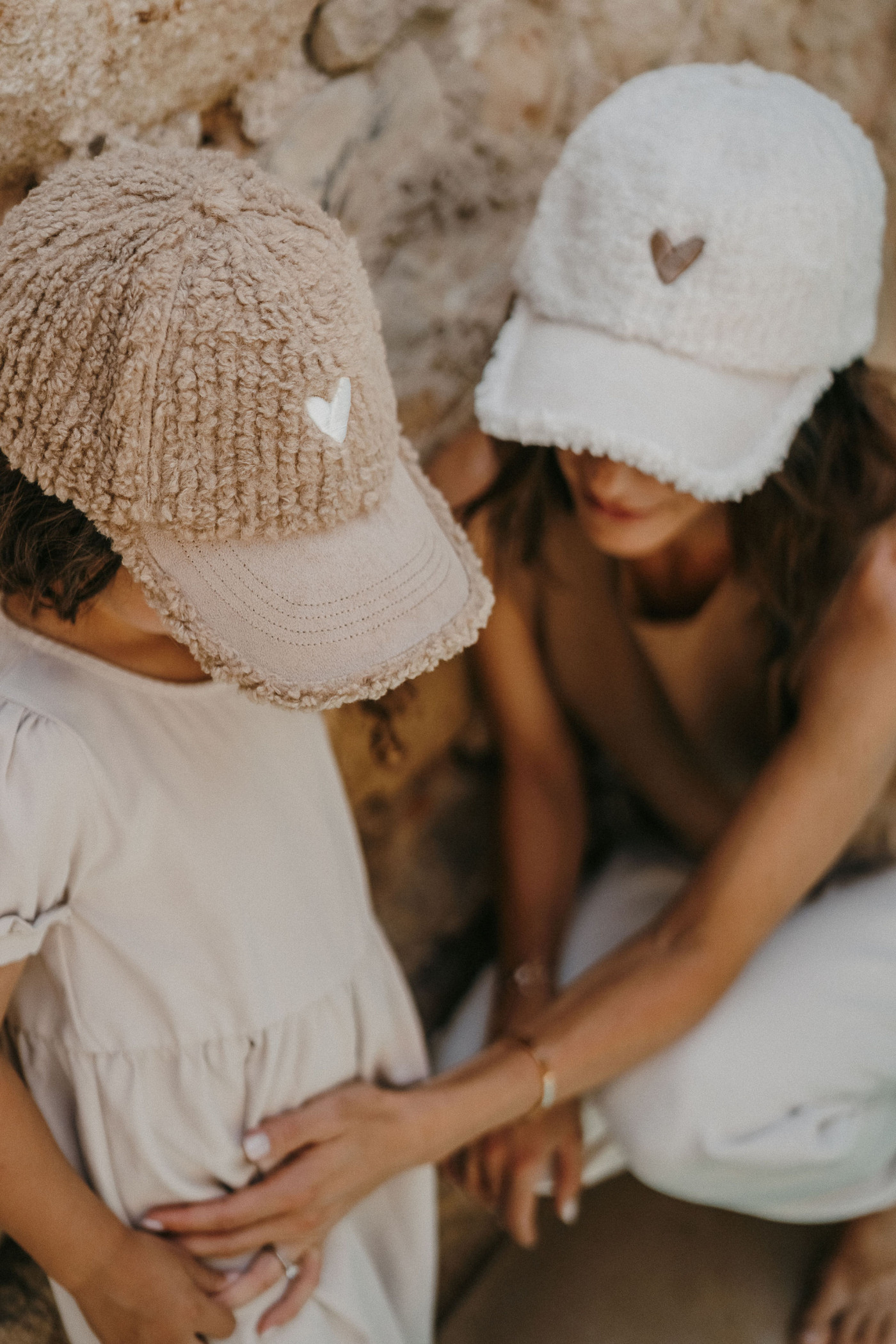 Casquette enfant Love Beige – Image 3