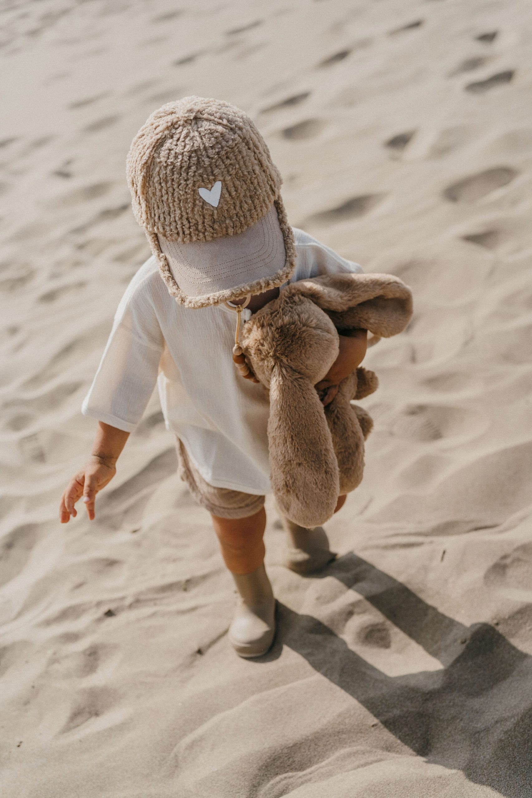 Casquette enfant Love Beige – Image 5