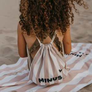 Sac à cordons « minus » rose