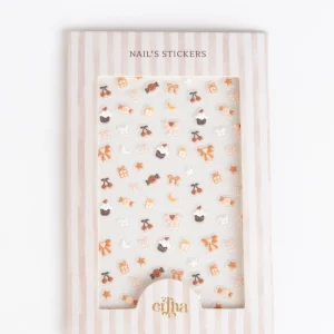 Autocollants 3D pour ongles pour enfants – Noeuds