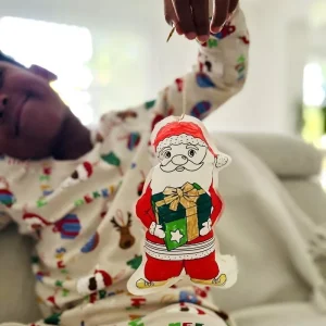 Coloriages gonflables – Noël 3 coloriages à suspendre