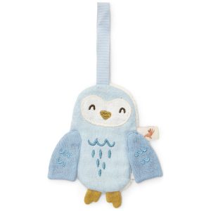 Doudou Attache Tétine en gaze de coton Chouette Forest Friends