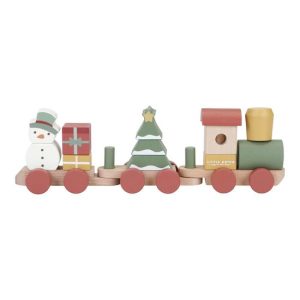 Train de Noël en bois FSC