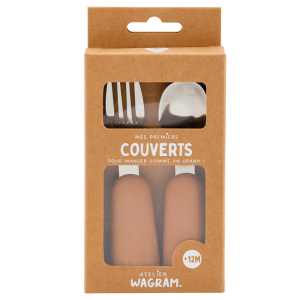 Couverts en silicone Caramel