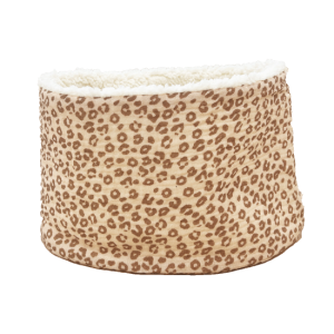 Tour de cou gaze de coton léopard