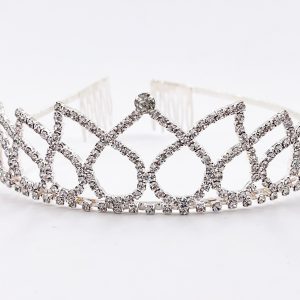 Diadème strass princesse coeur