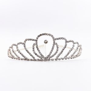 Diadème strass princesse perle