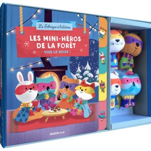 Coffret marionnettes à doigts – Les mini-héros de la forêt – Vive la neige