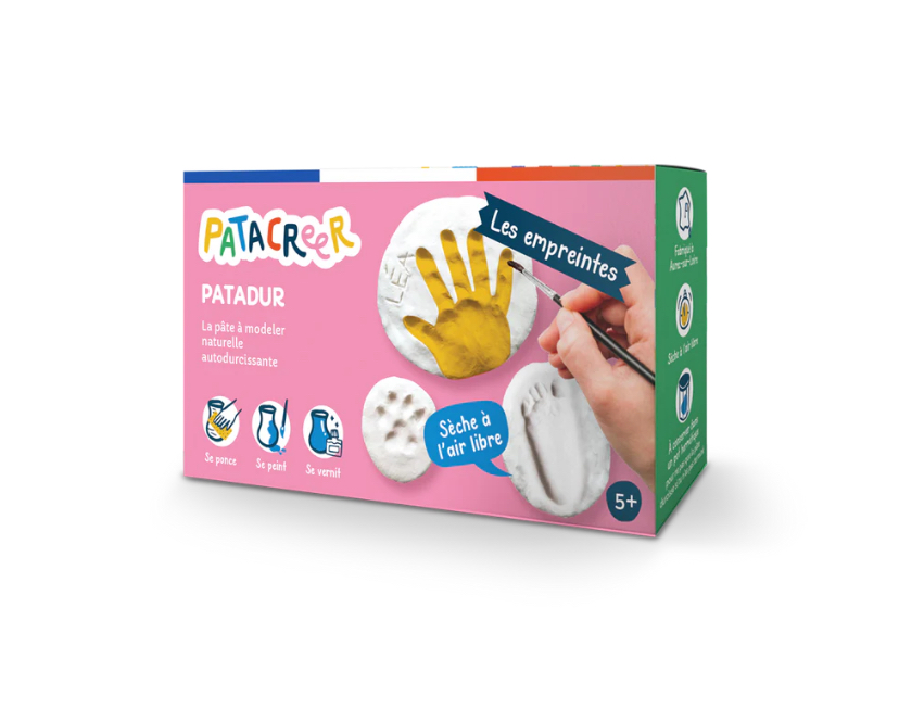 Kit à fabriquer Mes empreintes en Pâte à Modeler autodurcissante