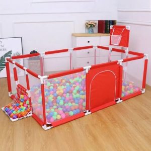 Parc de jeu enfants Anti-Chute Rectangle – ROUGE
