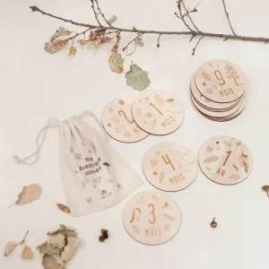 Cartes étapes en bois « Forêt »