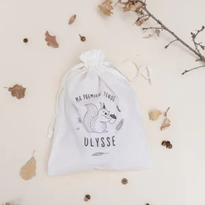 Pochon sac Forêt « Ma première tenue »