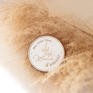 Magnet en bois « Mamie d&rsquo;amour »