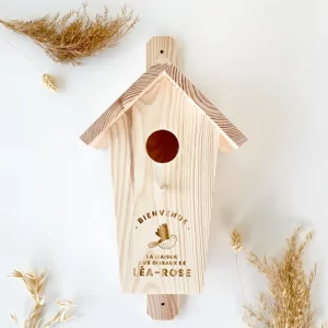 Nichoir en bois personnalisé