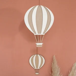 MONTGOLFIÈRE EN BOIS