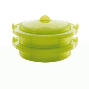 Lékué – Cuit vapeur XL Silicone Platine 2 étages