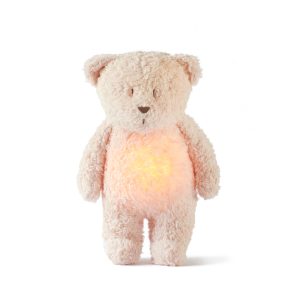 Veilleuse peluche ours Moonie / Rose