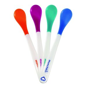 Munchkin – 4 Cuillères Thermosensibles pour bébé