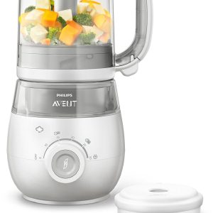 Philips Avent – Robot pour bébé 4 en 1, cuisez, tournez, mixez