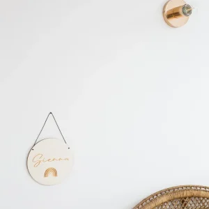 MÉDAILLON EN BOIS « Rainbow »